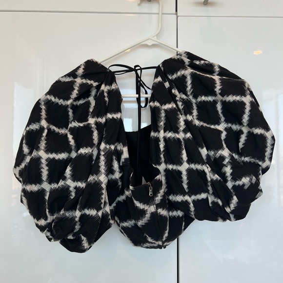 Rachel Comey Limbara Top in Black Plaid - size 0 - Picture 4 of 4